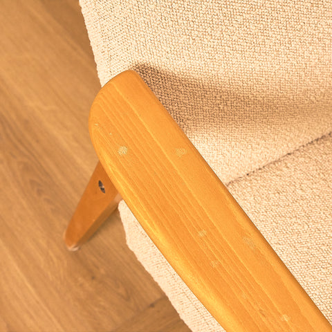 Swedish armchairs in solid beech
