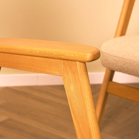 Swedish armchairs in solid beech