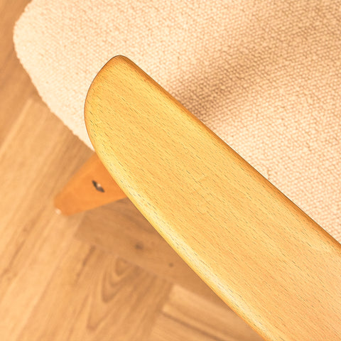 Swedish armchairs in solid beech