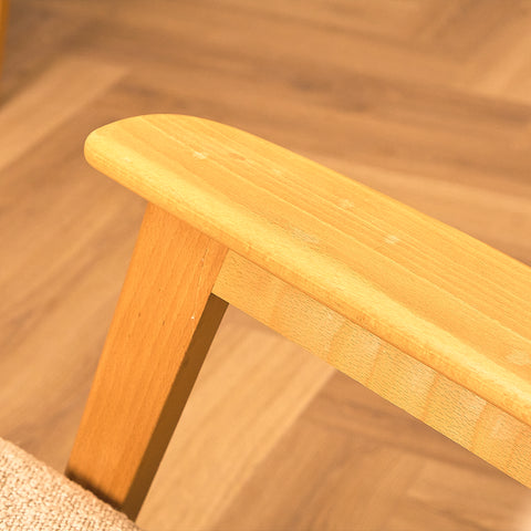 Swedish armchairs in solid beech