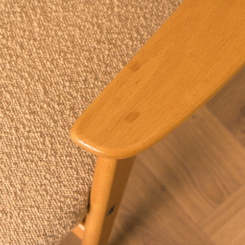 Swedish armchairs in solid beech