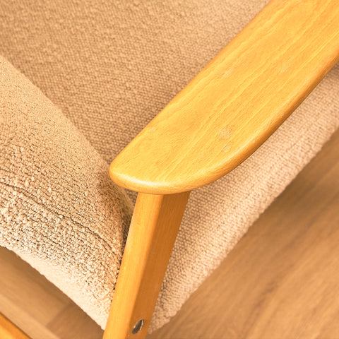 Swedish armchairs in solid beech