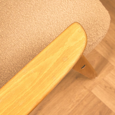 Swedish armchairs in solid beech