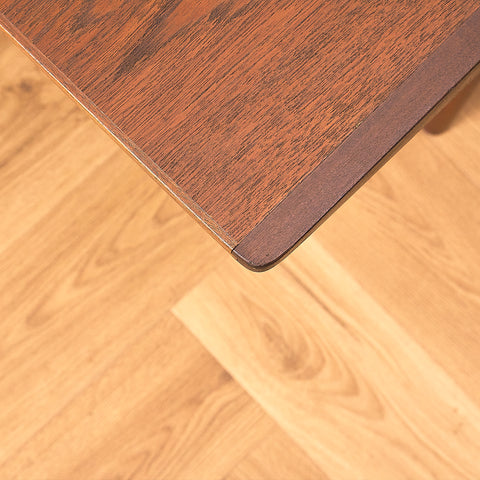 Danish coffee table in teak and walnut