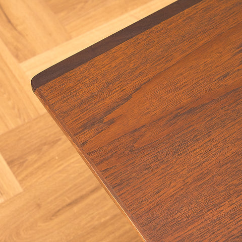 Danish coffee table in teak and walnut