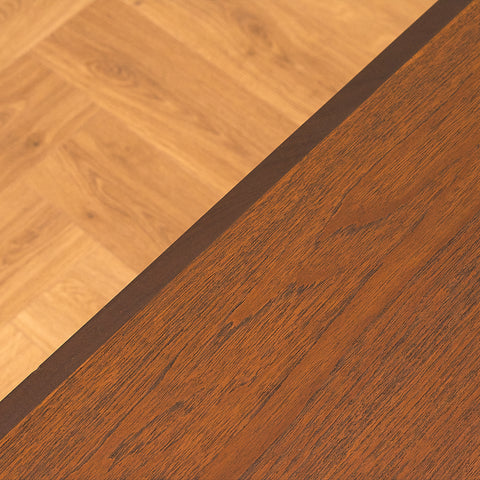 Danish coffee table in teak and walnut