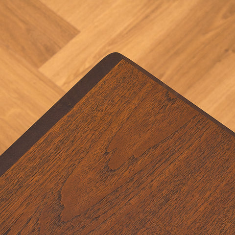Danish coffee table in teak and walnut