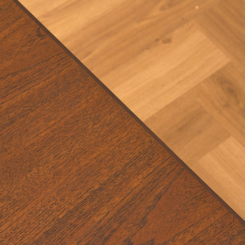 Danish coffee table in teak and walnut