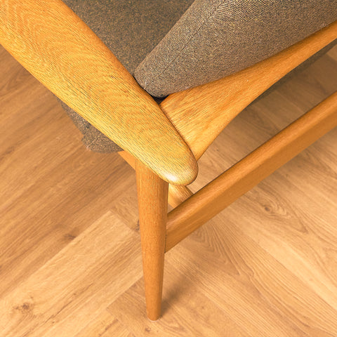 Swedish Oak Lounge Armchair