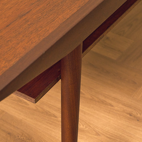 Danish coffee table in teak and walnut