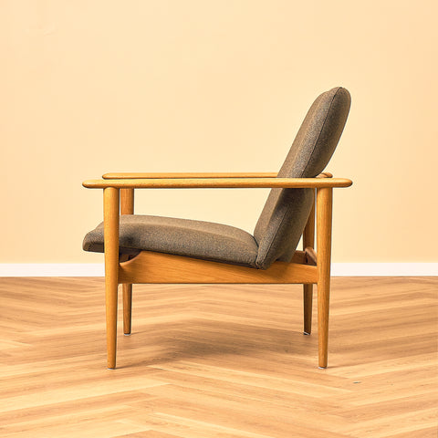 Swedish Oak Lounge Armchair