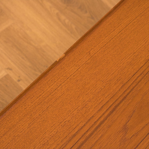 Danish coffee table in teak and walnut