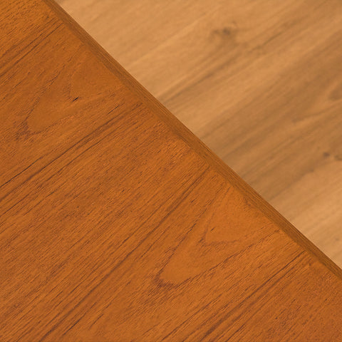 Danish coffee table in teak and walnut