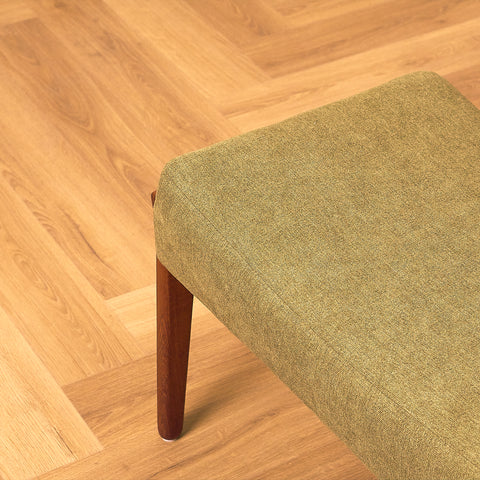 Bröderna Andersson Teak Armchair with Footrest