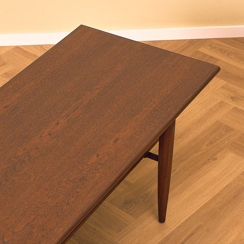 Swedish coffee table in teak and walnut