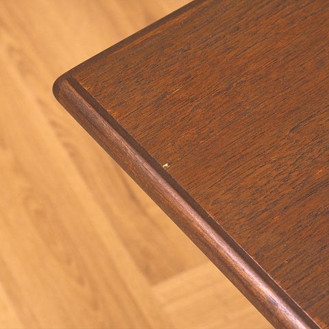 Swedish coffee table in teak and walnut