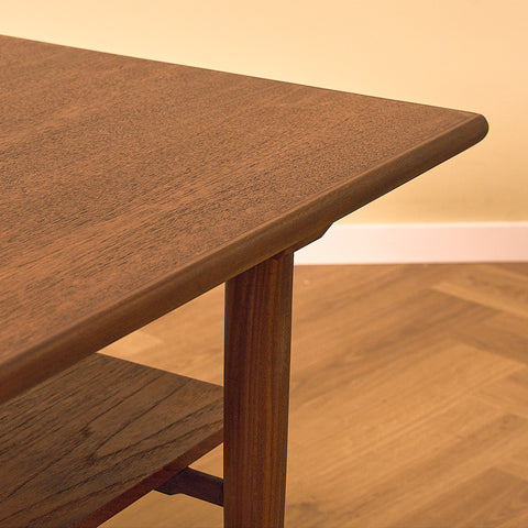 Swedish coffee table in teak and walnut