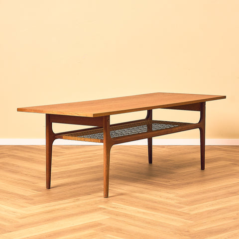 Danish coffee table in teak by Trioh Mobler