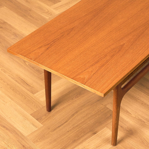 Danish coffee table in teak by Trioh Mobler