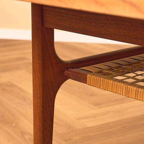 Danish coffee table in teak by Trioh Mobler