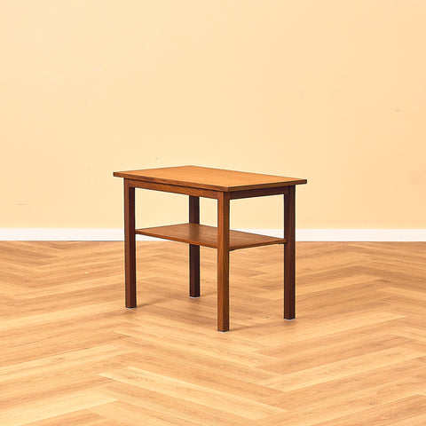 Swedish side table in teak