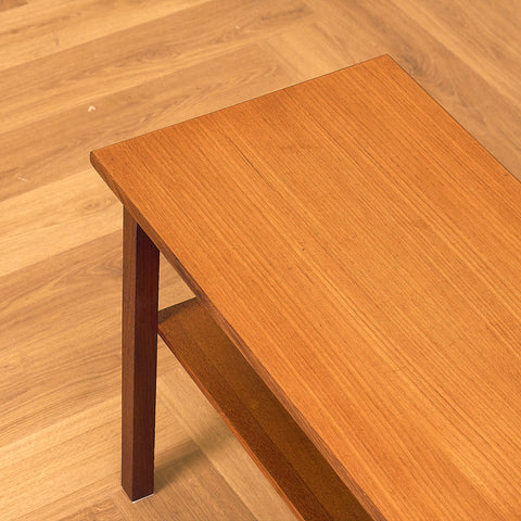 Swedish side table in teak