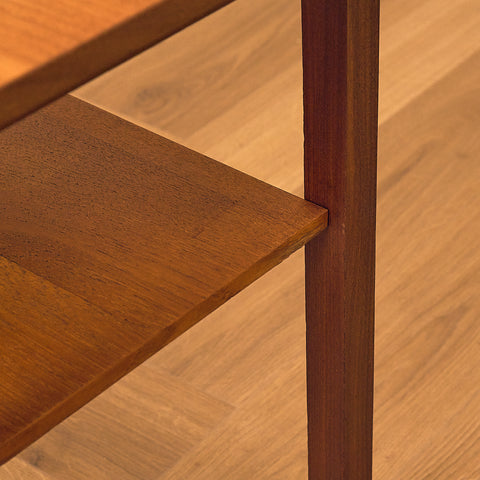 Swedish side table in teak