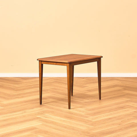 Swedish side table in walnut