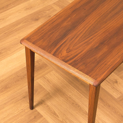 Swedish side table in walnut