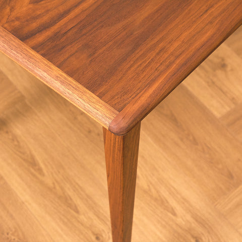 Swedish side table in walnut