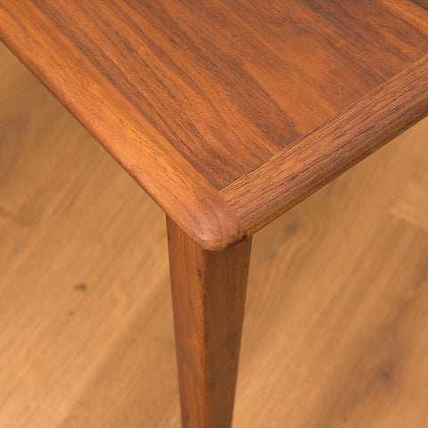 Swedish side table in walnut