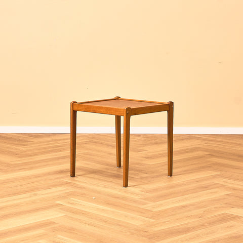 Danish side table in teak by BRDR Fubro, Spøttrup