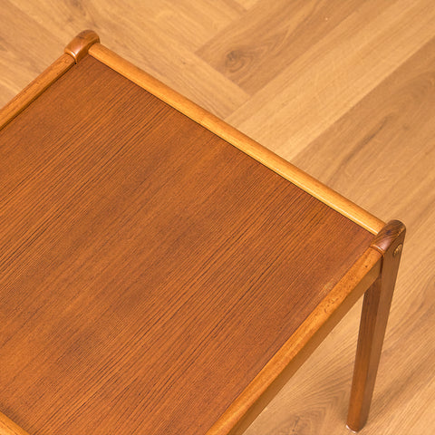 Danish side table in teak by BRDR Fubro, Spøttrup