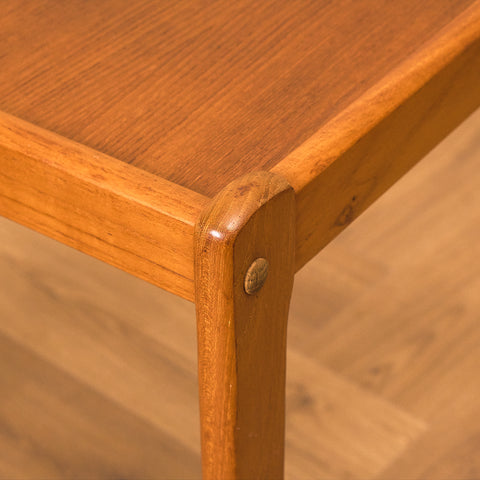 Danish side table in teak by BRDR Fubro, Spøttrup