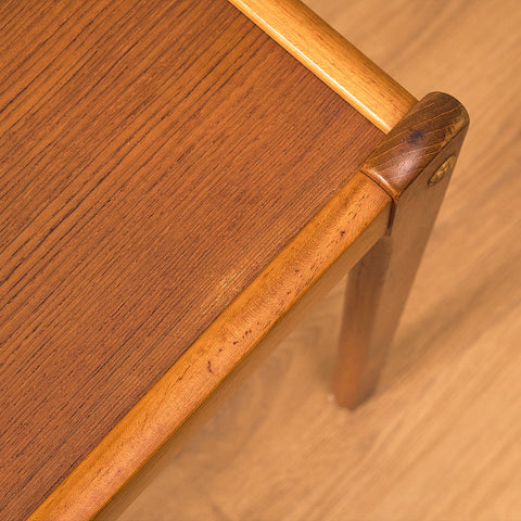 Danish side table in teak by BRDR Fubro, Spøttrup