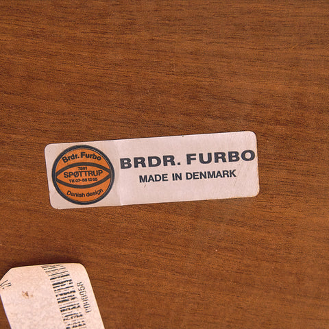 Danish side table in teak by BRDR Fubro, Spøttrup
