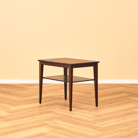 Danish side table in Santos rosewood by Kvalitet Form Funktion
