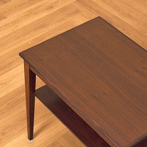 Danish side table in Santos rosewood by Kvalitet Form Funktion