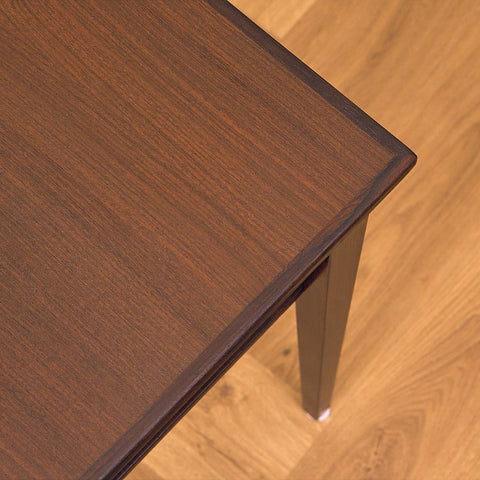 Danish side table in Santos rosewood by Kvalitet Form Funktion