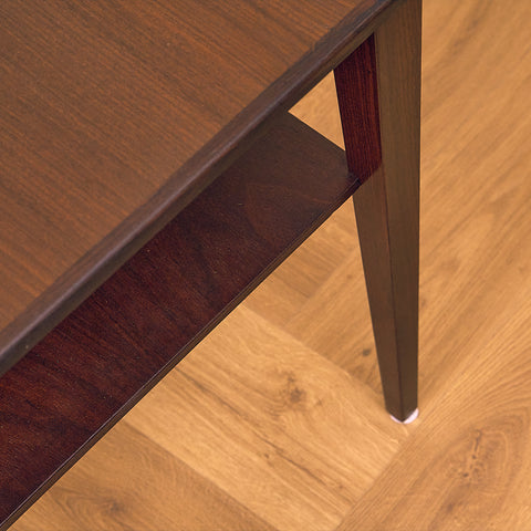 Danish side table in Santos rosewood by Kvalitet Form Funktion