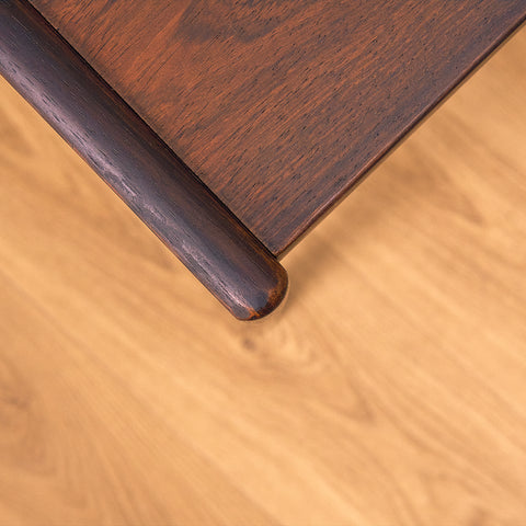 Danish side table in Santos rosewood