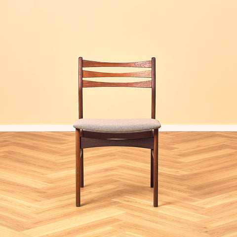SAX Dark Teak and Walnut Dining Chair