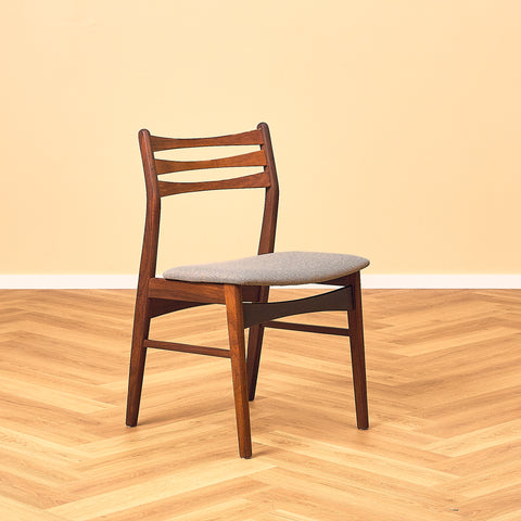 SAX Dark Teak and Walnut Dining Chair