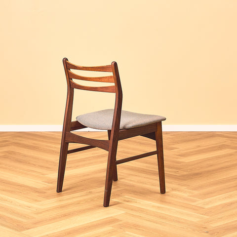 SAX Dark Teak and Walnut Dining Chair