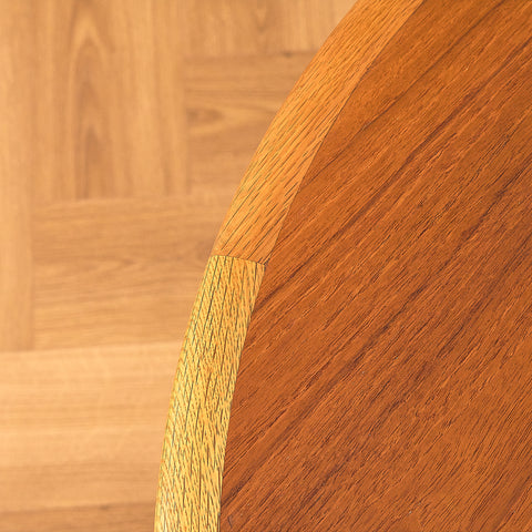 Swedish coffee table in teak and oak