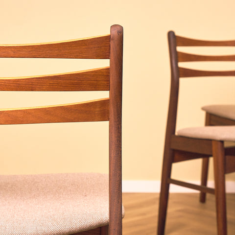 SAX Dark Teak and Walnut Dining Chair