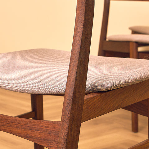 SAX Dark Teak and Walnut Dining Chair