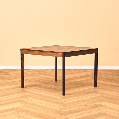 Danish side table in Santos rosewood