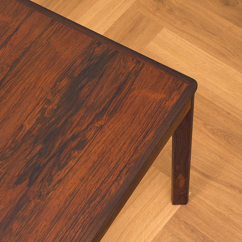 Danish side table in Santos rosewood