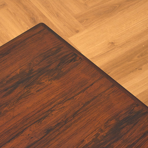 Danish side table in Santos rosewood